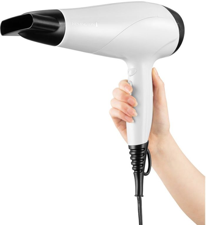 Фен Remington Ionic Dry, 2200Вт, 3 режими,турмалінова іоніз-я, хол. обдув, білий