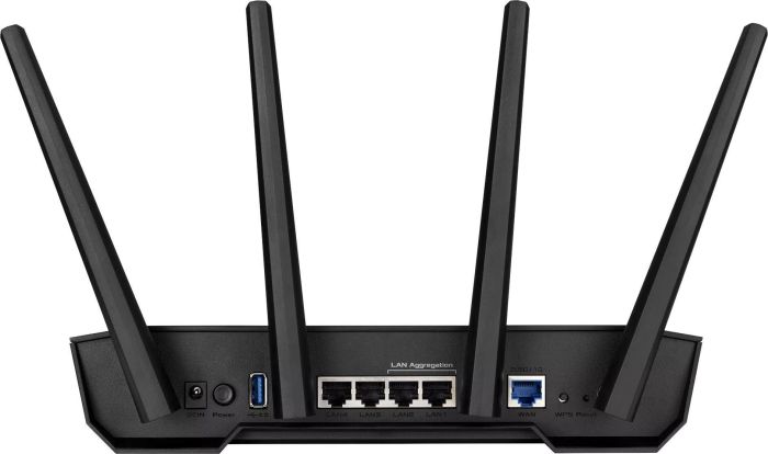 Маршрутизатор ASUS TUF-AX3000 v2 AX3000, 4xGE LAN, 2,5xGE WAN, 1xUSB3.2, MESH, EU-UK