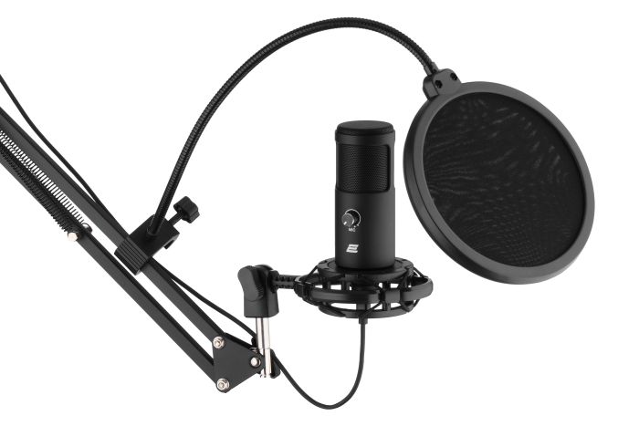 Микрофон для ПК 2Е MPC021 Streaming, USB
