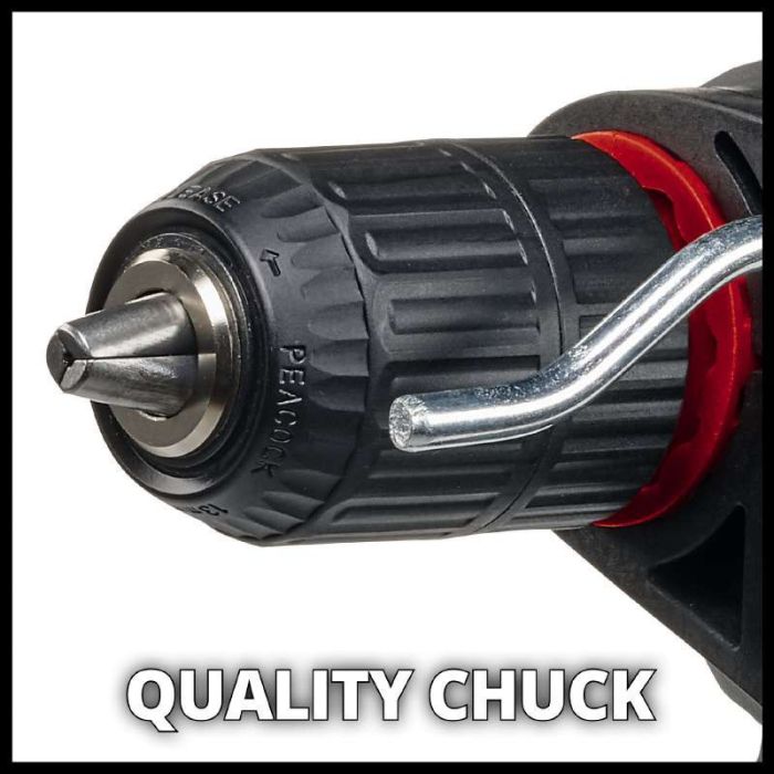 Дрель ударная Einhell TC-ID 720/1 E, 720 Вт, ШЗП 1.5-13мм, 0-1800об•мин, 1.92кг