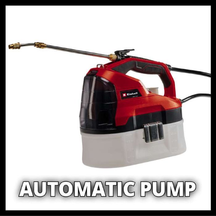 Обприскувач акумуляторний Einhell GE-WS 18/35 Li - Solo PXC 18В 3.8л 1л/хв 2.2кг без АКБ та ЗП