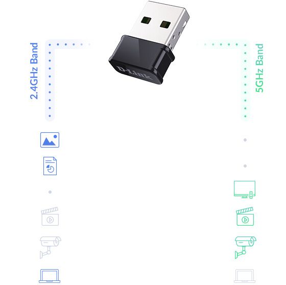WiFi-адаптер   AC1300, USB D-Link DWA-181
