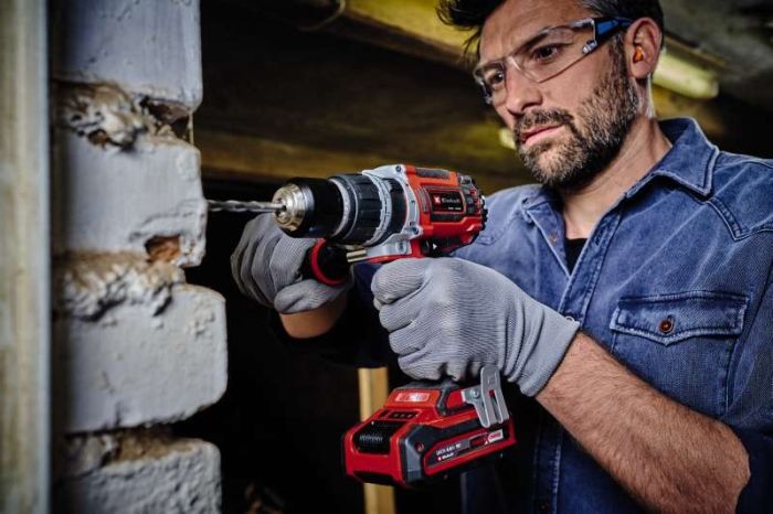 Шурупокрут-дриль ударний акумуляторний Einhell Professional TP-CD 18·60 Li-i BL - Solo PXC 18В 60Нм 0-500·0-2000об/хв 1.37кг без АКБ та ЗП