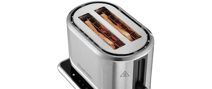 Тостер Russell Hobbs Attentiv 2 Slice 1500Вт, разморозка, подогрев, металл