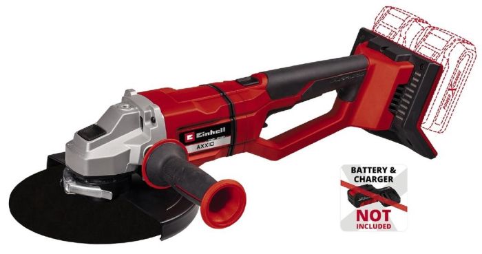 Шлифмашина угловая аккумуляторная Einhell AXXIO 36/230 Q, 230 мм, 36В, 6600об/мин, PXC, бесщёточная, 4.21 кг, без АКБ и ЗП