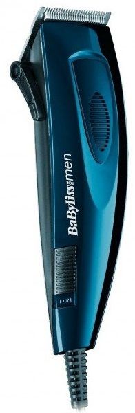 Машинка для стриження  Babyliss, від мережі, насадок-8, сталь, синій