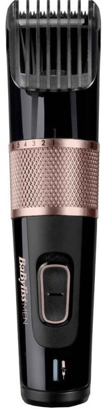 Машинка для стриження  Babyliss, мережа+акум., вібраційний мотор, насадок-1, сталь, чорно-коричневий