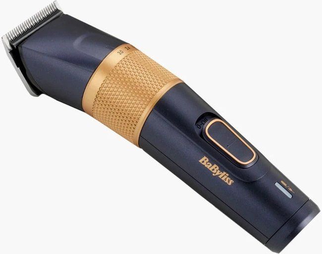 Машинка для стриження  Babyliss, мережа+акум., вібраційний мотор, насадок-8, кейс, титан.напил., синій