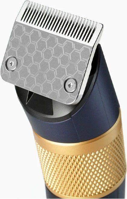 Машинка для стриження  Babyliss, мережа+акум., вібраційний мотор, насадок-8, кейс, титан.напил., синій