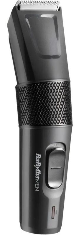 Машинка для стриження  Babyliss, мережа+акум., вібраційний мотор, насадок-1, кейс, сталь, сірий