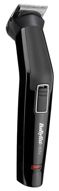 Набор для стрижки  Babyliss для бороды, усов, головы и носа, акум., вибрационный мотор, насадок-6, сталь, черный