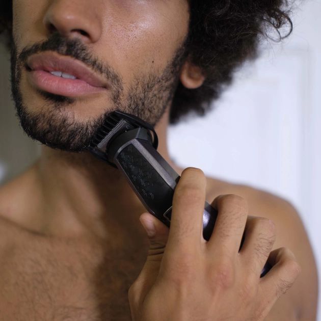 Набір для стрижки Babyliss, для бороди, вусів, голови, носа і тіла, акум., вібраційний мотор, насадок-9, сталь, сірий