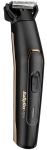 Набір для стрижки Babyliss, для бороди, вусів, голови, носа і тіла, акум., вібраційний мотор, насадок-10, сталь, чорний