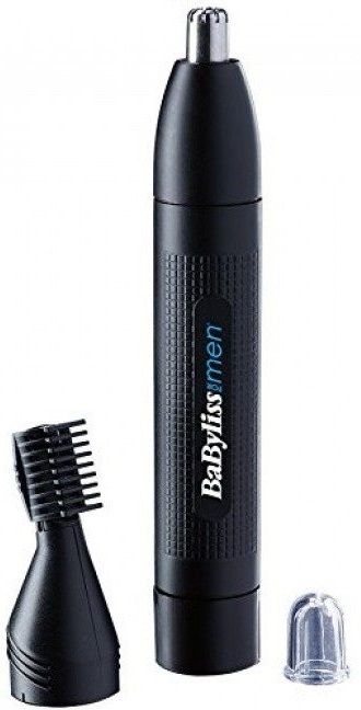 Триммер Babyliss для носа, батарейки АА, в компл., насадок-1, черный