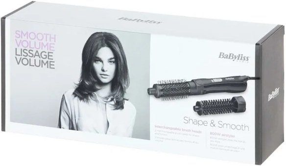 Фен-щетка Babyliss, 800Вт, режимов-2, хол. обдув, керамика, черный