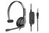 Гарнітура ПК моно On-ear 2E CH12 mini-jack, omni-mic, 1.2м, чорний