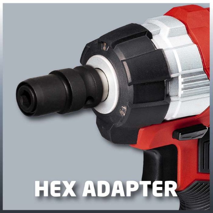 Гайковерт ударный Einhell TP-CW 18 Li BL - Solo аккум., PXC, 215 Нм, 18В, бесщеточн., квадрат, 1.1 кг (без АКБ и ЗУ)