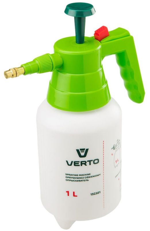 Обприскувач ручний Verto 1л 2.5бар 0.52л/хв 0.3кг