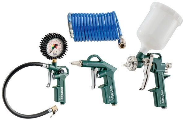 Набір пневматичного інструменту Metabo LPZ 4 Set, 4од