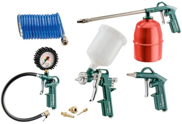Набір пневматичних інструментів Metabo LPZ 7 Set, 7од