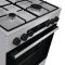 Плита Gorenje комби, 71л, 60x60см, дисплей,  эмалированные реш, программатор IconLed,нерж