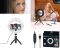 Трипод смартфона Hama Smart-80 V2,  шаровидный, 9.5cм, Bluetooth, со светодиодным кольцом, черный