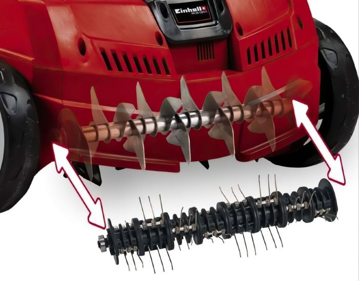 Аэратор-скарификатор Einhell GC-SA 1231/1, 1200Вт, 31см, 28л, до 300 кв.м.