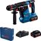 Перфоратор аккумуляторный Bosch GBH 187-LI ONE Chuck, SDS-Plus, 18В, акб 2х5А•ч, 2.4Дж, 2.9кг