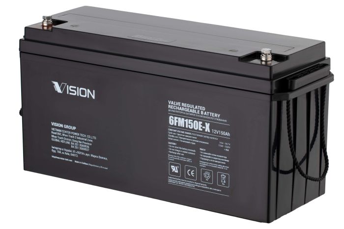 Акумуляторна батарея Vision FM, 12В, 150А•год, AGM