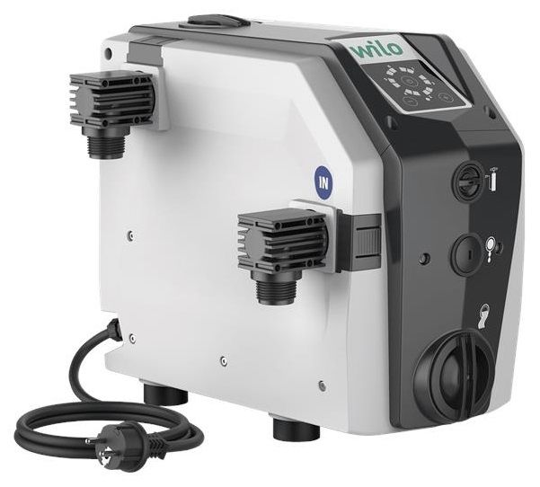 Насосна станція Wilo Isar BOOST5-E-3, для підвищення тиску, G 1, 5м куб., 5.5 бар, 0.75 кВт, 230В