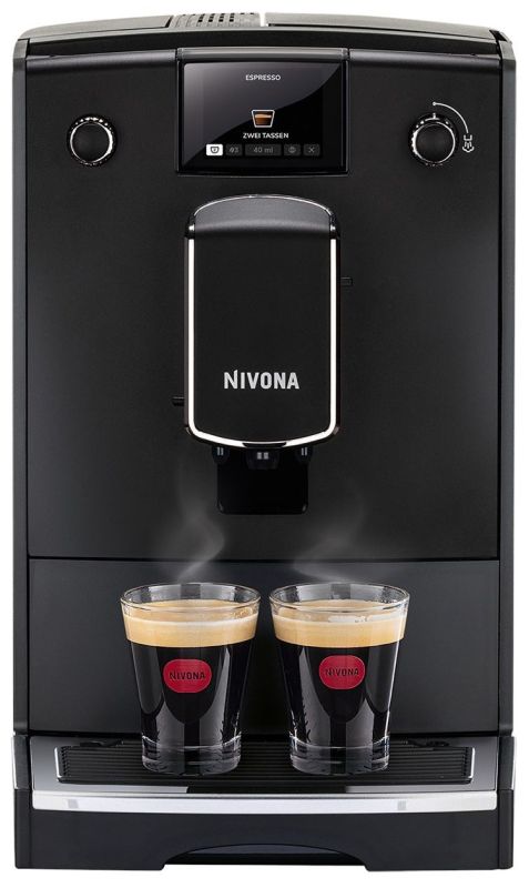 Кавомашина Nivona CafeRomatica 2.2л, зерно + мелена, автомат.капучинатор, авторецептів - 5, чорний