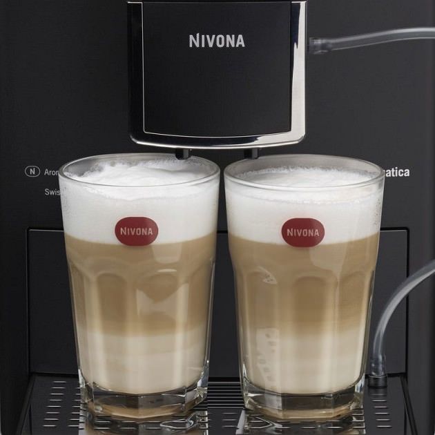 Кофемашина Nivona CafeRomatica 2.2л, зерно + молоко, авторецептов - 5, черный