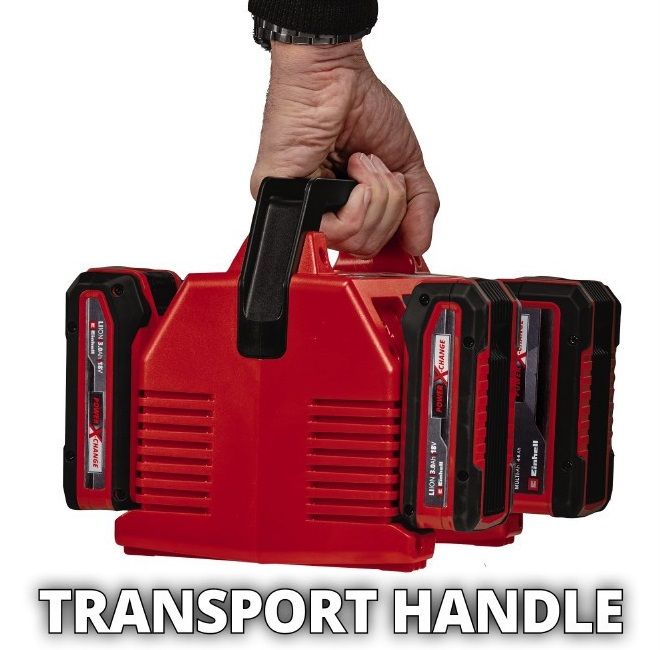 Зарядное устройство Einhell 2x2 Power X-Quattrocharger 4A PXC, 18В, 4А 1.29кг