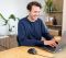 Мышь Trust Fyda Comfortable ECO, USB-A, Чорно-сірий