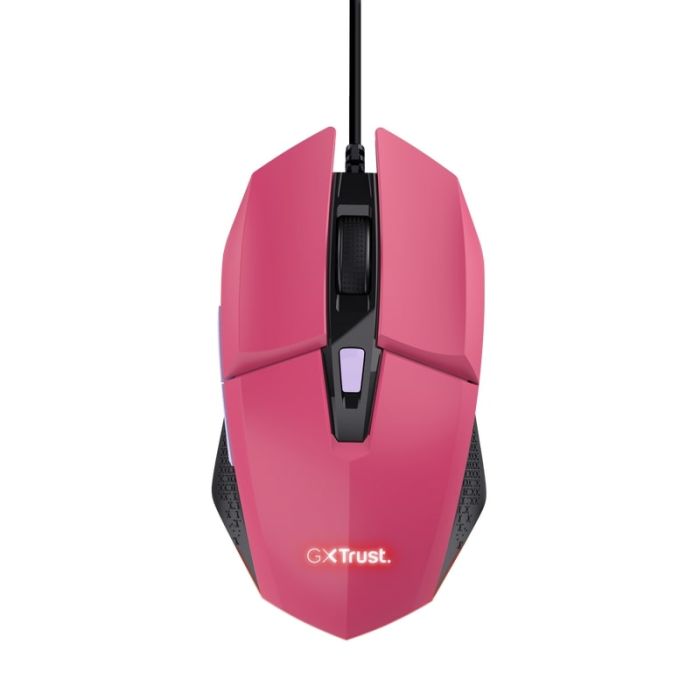 Миша Trust GXT 109 Felox, RGB, USB-A, рожевий