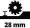 Пила дискова акмуляторна Einhell TE-CS 18/89LI - Solo PXC 18В 89х10мм 1.72кг без АКБ та ЗП