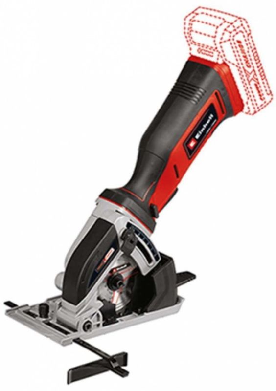 Пила дискова акмуляторна Einhell TE-CS 18/89LI - Solo PXC 18В 89х10мм 1.72кг без АКБ та ЗП