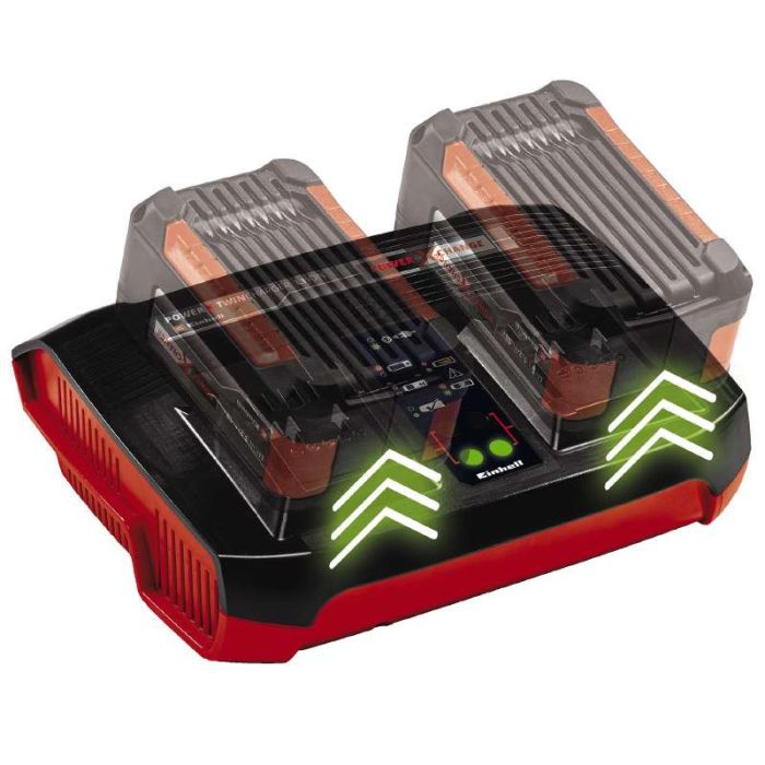 Набір акумулятора та зарядного пристрою Einhell Twincharger Kit PXC 2х18В 1х4.0А·год 2.2кг