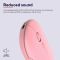 Мышь Trust Puck Rechargeable,  Ultra-Thin,  BT/WL,  Silent, Рожевий