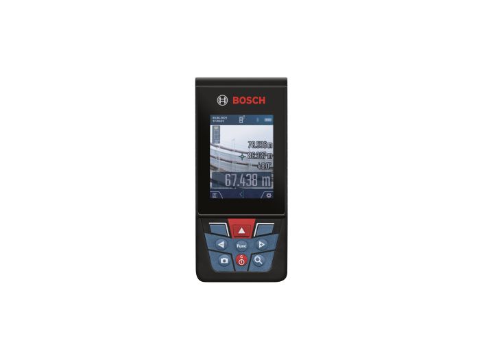 Дальномер лазерный Bosch Professional GLM 150-27 C, 0.08-150м, ±1.5мм, 0-360°, Bluetooth, чехол, 0.21кг