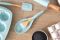 Кисточка Ardesto Tasty Baking, 24см, силикон, дерево, голубой