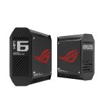 Система WiFi-Mesh ASUS ROG Rapture GT6 AX10000, 3xGE LAN, 1x2.5GE WAN, 1xUSB 3.2, 2мод, чорний