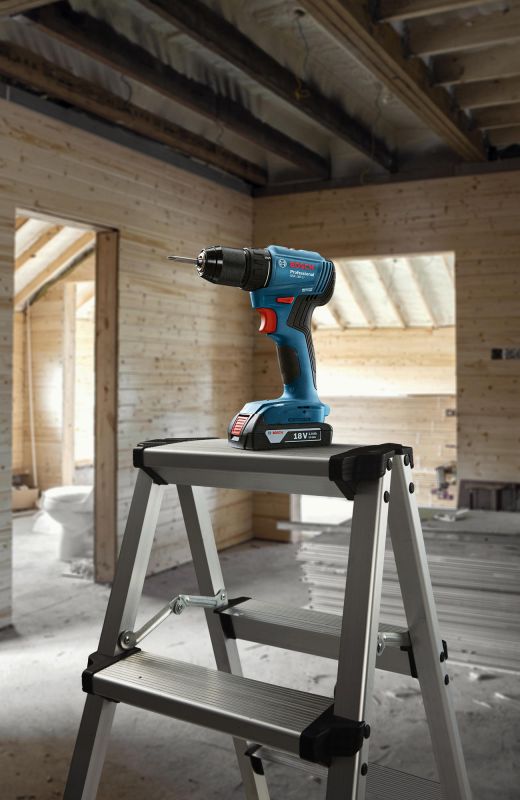 Шуруповерт-дрель аккумуляторный Bosch GSR 185-LI, 18В 2х2.0 Ач, 50Нм, 20+1, 500/1900об/мин, 0.9кг