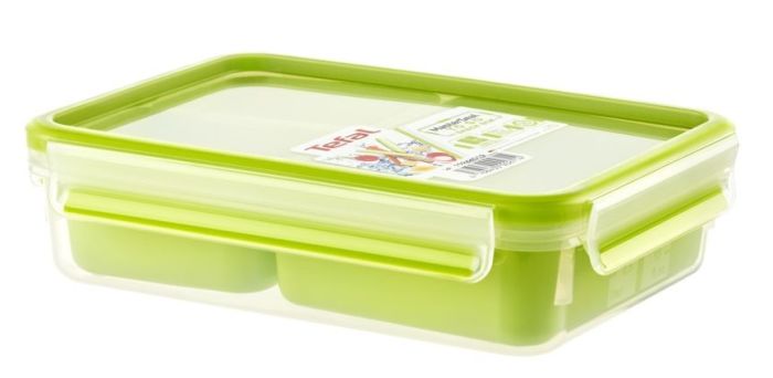 Бранч-бокс Tefal MASTERSEAL TO GO 1.2л, пластик, зеленый