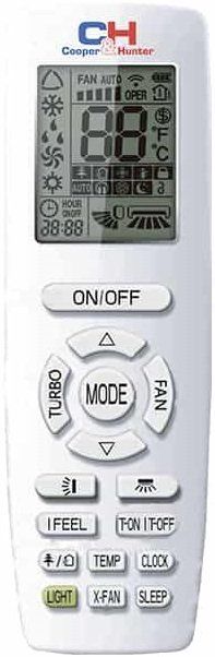 Кондиціонер Cooper&Hunter Vital 70м2 інвертор 24000BTU 6.2кВт A++/A+ -15°С Wi-Fi R32 білий