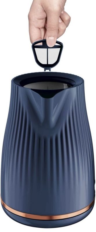 Электрочайник Tefal Loft 1.7л, Strix, пластик, синий