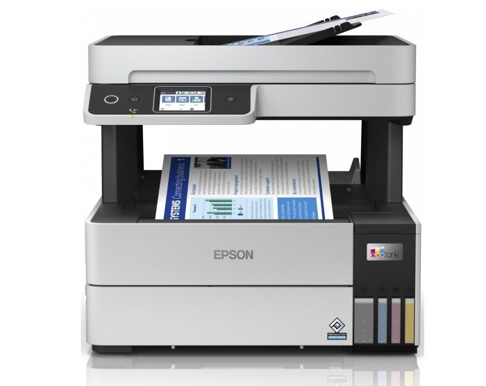 МФУ ink color A4 Epson EcoTank L6490 37_23 ppm Fax ADF Duplex USB Ethernet Wi-Fi 4 inks Pigment
