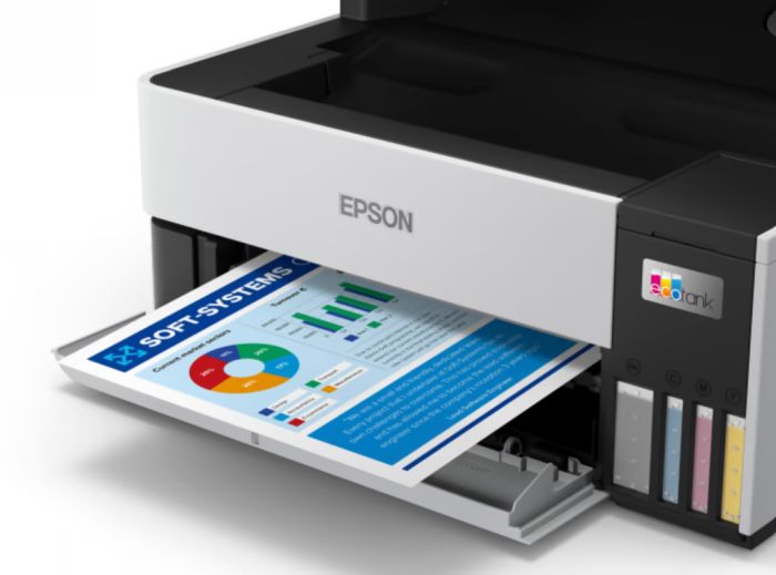МФУ ink color A4 Epson EcoTank L6490 37_23 ppm Fax ADF Duplex USB Ethernet Wi-Fi 4 inks Pigment
