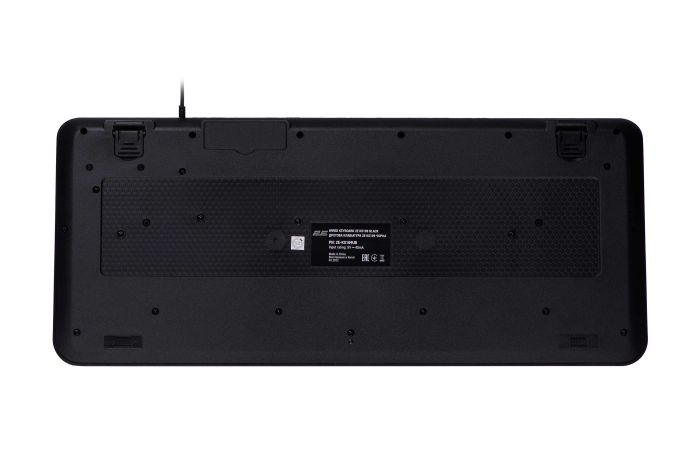 Клавиатура мембранная 2E KS109 104key, USB-A, EN/UK/RU, чёрный