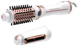 Фен-щітка Rowenta Brush Activ' Ultimate Care, 700Вт, 3 режими, іоніз-я, хол. обдув, оберт. насадок, кераміка, біло-золотий